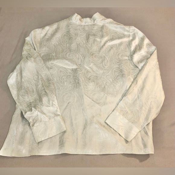 Evan Picone 100% Silk Button Up Blouse Size 18 - Picture 5 of 5